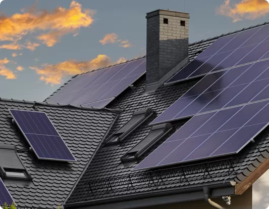 Solar Panels on Roof